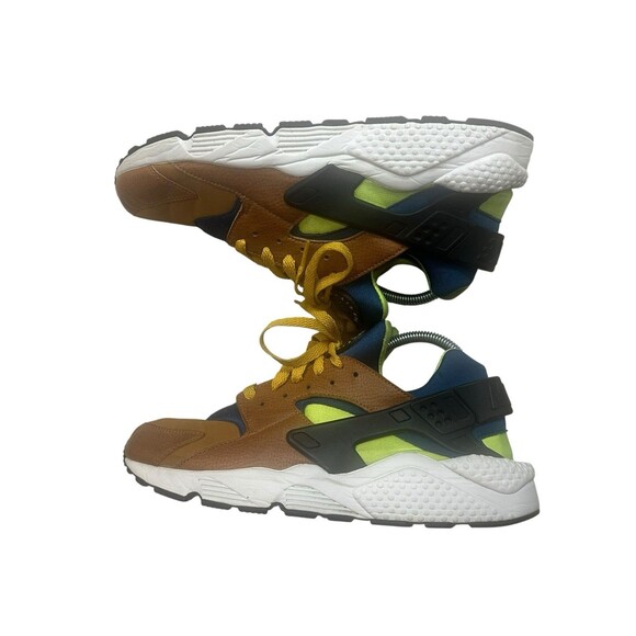2018 Nike Air Huarache Desert Ochre Blue Force Volt 318429-701 Mens Size 10 - Picture 6 of 7